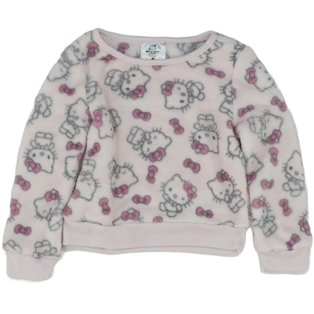 NWT Hello Kitty Little Girls Long Sleeve Pullover Sweatshirt 3T